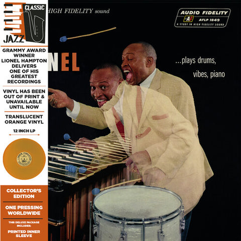 Lionel Hampton - Lionel... Plays Drums, Vibes, Piano (Colored Vinyl, Translucent Orange, Deluxe Edition, Limited Edition, Remastered) ((Vinyl))