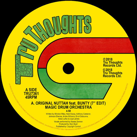 Magic Drum Orchestra - Original Nuttah feat. Bunty (7" Edit)/Dread Nourishment ((Vinyl))