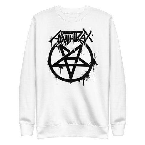 MerchMoment - Anthrax - Pentagram Logo Sweatshirt (())