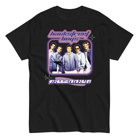 MerchMoment - Backstreet Boys - Purple Y2K T-Shirt (())