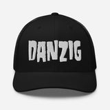 MerchMoment - Danzig Classic Logo Embroidered Trucker Hat (())