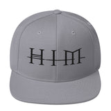 MerchMoment - HIM Classic Logo Grey Embroidered Snap Back Hat (())