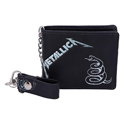 Metallica - Black Album Embossed Wallet With Chain ((Accessories))