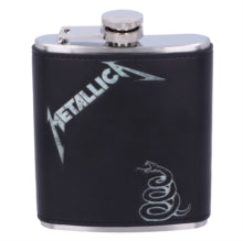 Metallica - Black Album Hip Flask 7oz ((Accessories))