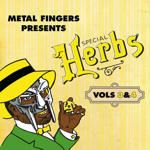 Mf Doom - Metal Fingers Presents: Special Herbs Vol. 3 & 4 (Limited Edition, Yellow Colored Vinyl) (2 Lp's) ((Vinyl))