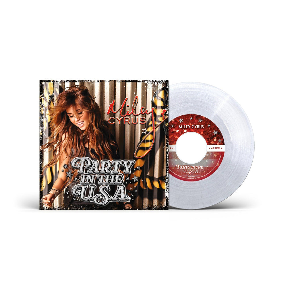 Miley Cyrus - Party In The U.S.A. [Clear/Glitter 7" Single] ((Vinyl))