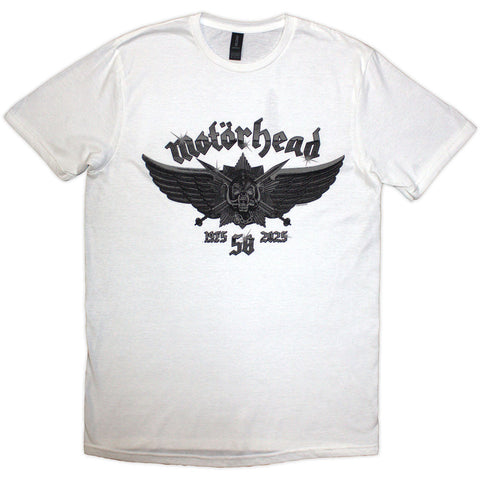 Motörhead - 50 Years Wings Badge (()) White