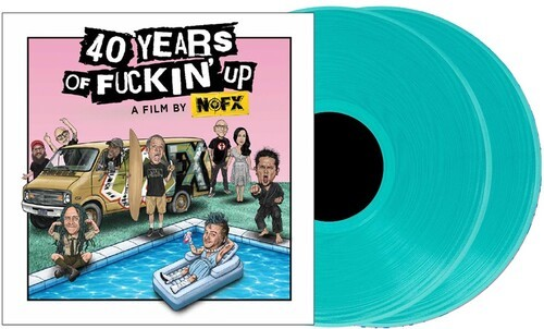 NOFX - 40 Years of Fuckin' Up (Original Soundtrack) (Vinyl Voice Edition) (Turquoise Colored Vinyl) (2 Lp's) ((Vinyl))
