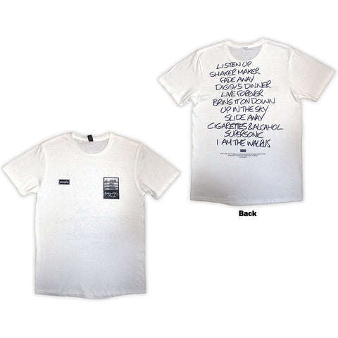 Oasis - Definitely Maybe AAA Setlist (()) White