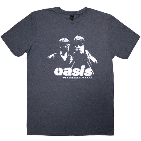 Oasis - Definitely Maybe Photo Stencil (()) Blue