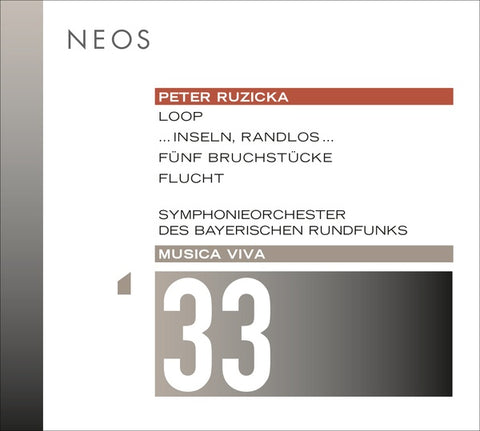 PETER RUZICKA - Musica Viva 33 ((CD))