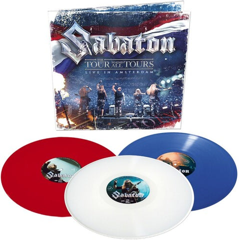 Sabaton - The Tour to End All Tours: Live in Amsterdam (Colored Vinyl, Red, White, Blue, Gatefold LP Jacket) (3 Lp) ((Vinyl))