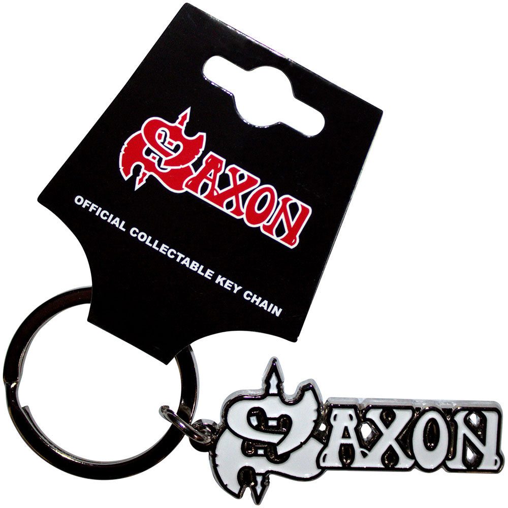 Saxon - White Logo (())