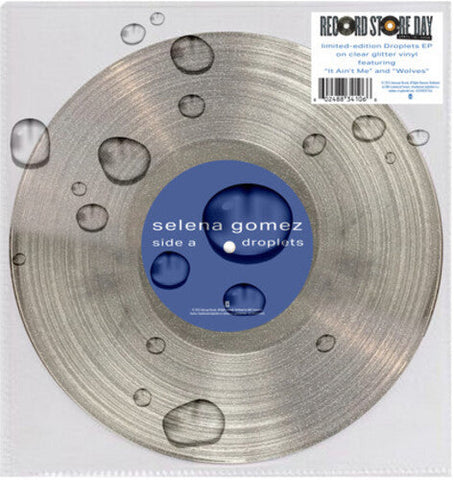 Selena Gomez - Droplets (RSD Exclusive, 10-Inch Clear U.V. Printed Vinyl) ((Vinyl))