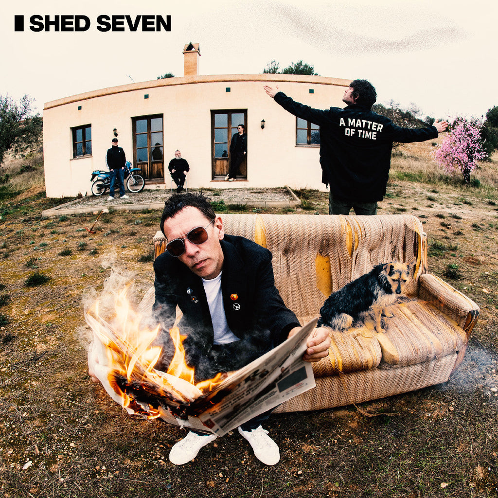 Shed Seven - A Matter Of Time [Black/Red Marble Vinyl] ((Vinyl))