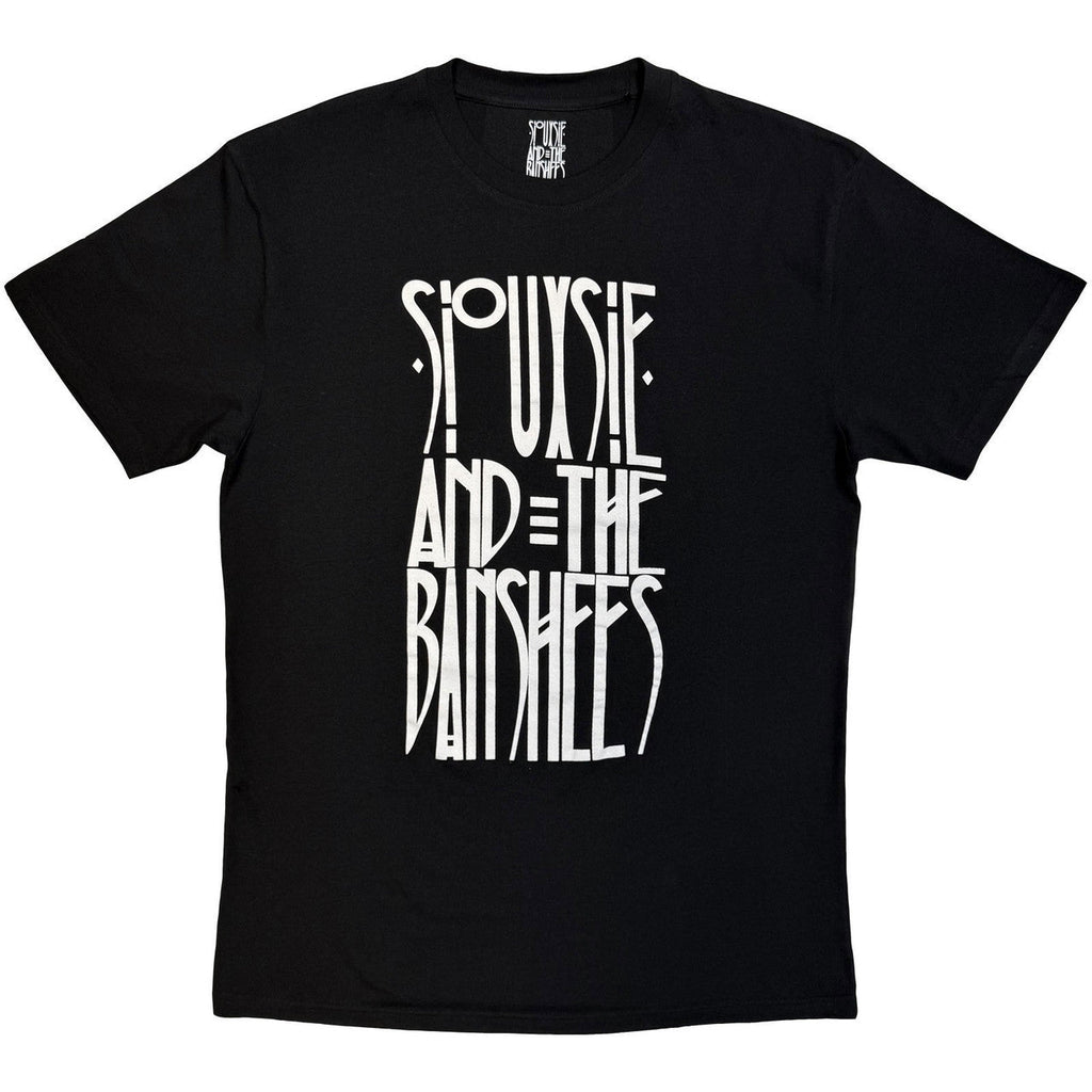 Siouxsie & The Banshees - Logo Mono Unisex T-Shirt (Black) ((Apparel))