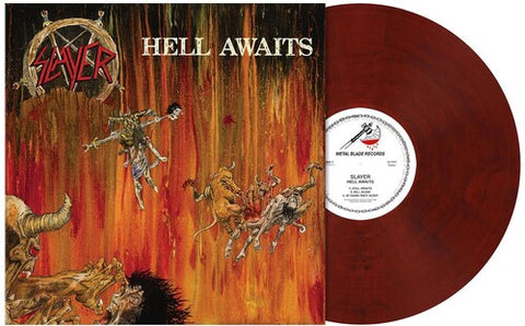 SLAYER - Hell Awaits (Red Velvet Marbled Colored Vinyl, Poster) ((Vinyl))