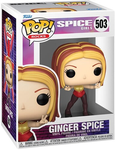 Spice Girls - Funko POP! Rocks: Spice Girls - Ginger Spice (Wannabe) (Vinyl Figure, Collectible) ((Action Figure))