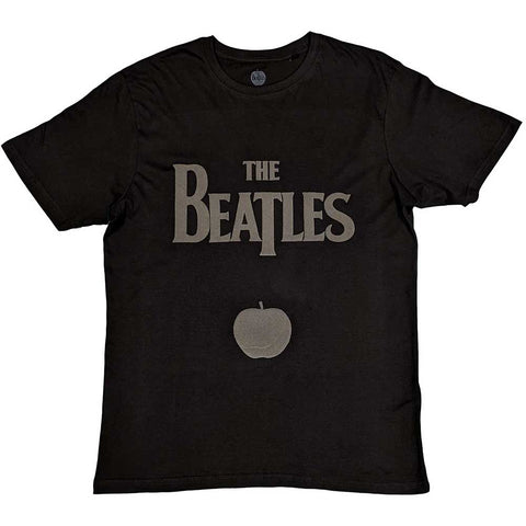 The Beatles - Drop T Logo & Apple (()) Black