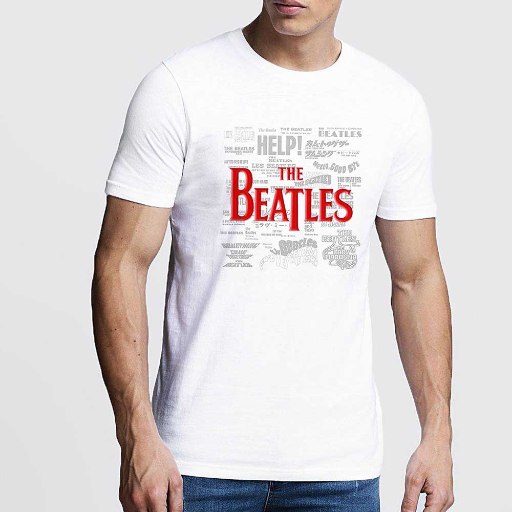 The Beatles - Titles & Logos (()) White