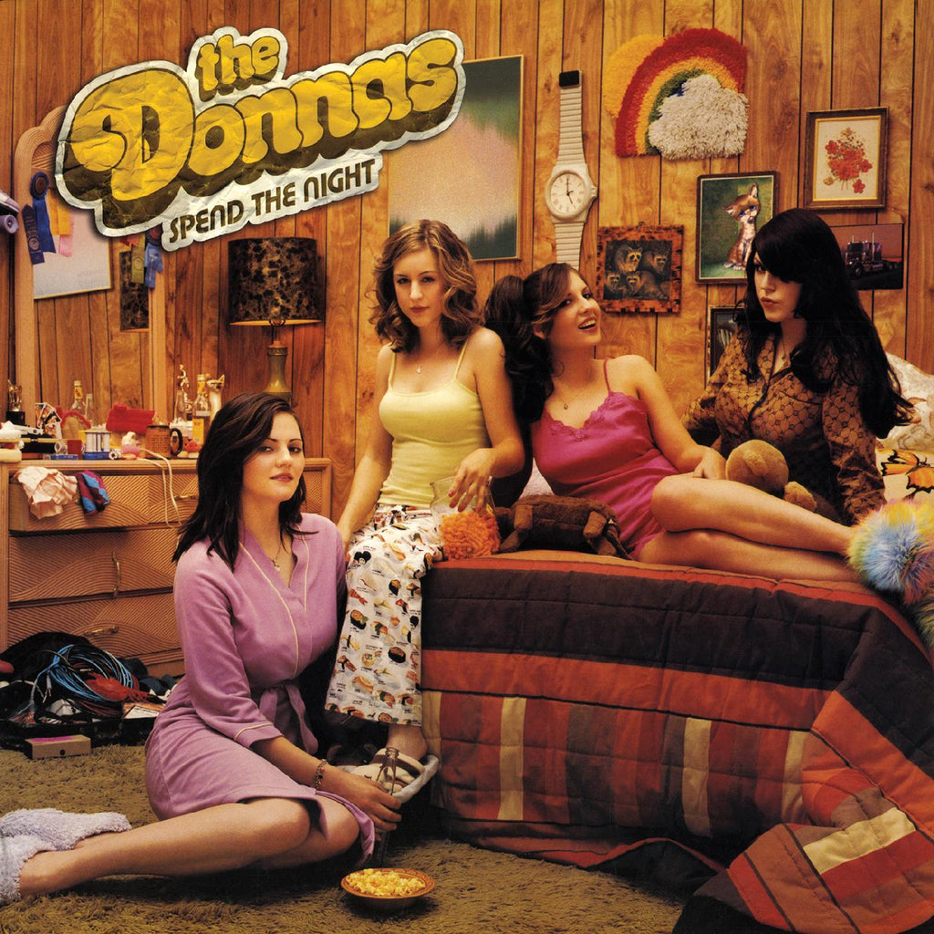 The Donnas - Spend The Night (Clear With Canary & Pink Splatter Vinyl) ((Vinyl))