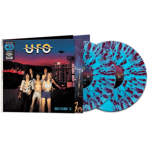 UFO - Hollywood '76 (Limited Edeition, Blue & Red Splatter Colored Vinyl) (2 Lp's) ((Vinyl))