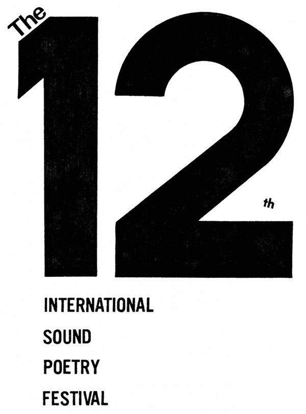 Various Atrists - The 12Th Annual International Sound Poetry Festival ((Cassette))