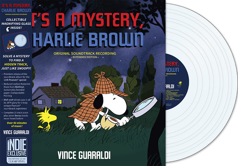 Vince Guaraldi - It's A Mystery, Charlie Brown (Indie Exclusive) [Magnifying Glass Clear Vinyl] ((Vinyl))