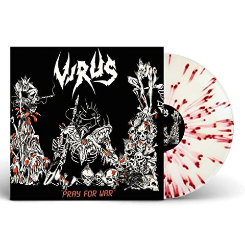 Virus - Pray For War (White W/ Red Splatter Vinyl) ((Vinyl))