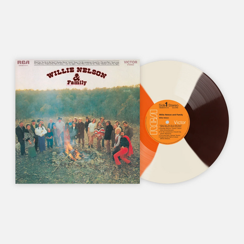 Willie Nelson & Family - Willie Nelson & Family (Limited Edition, "Campfire Quad" Colored Vinyl) ((Vinyl))