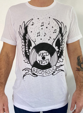 Red Yeti Record Store T-Shirt - White