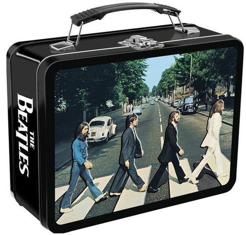 BEATLES ABBEY ROAD EMBOSSED LARGE TIN TOTE - BEATLES ABBEY ROAD EMBOSSED LARGE TIN TOTE ((Collectibles))