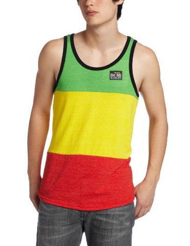 Bob Marley - Zion Rootswear Men'S Bob Marley Patch Tank Top, Multi, Large ((Apparel))