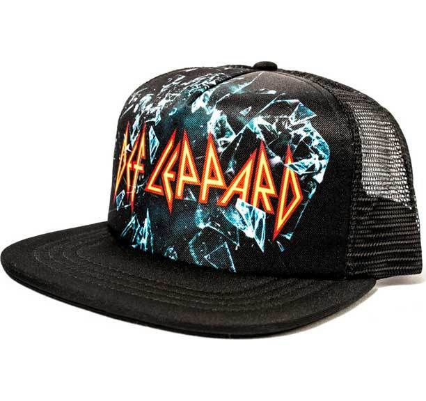 Def Leppard - Def Leppard Logo Snapback Trucker Cap ((Apparel))