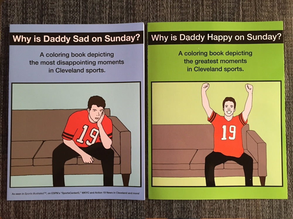 Why Is Daddy Sad/Happy Coloring Book Combo Pack #1