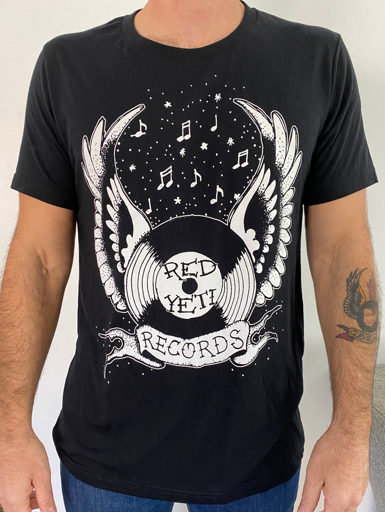 Red Yeti Record Store T-Shirt - Black