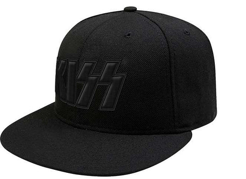 Kiss - Snapback Hat (Black) ((Apparel))