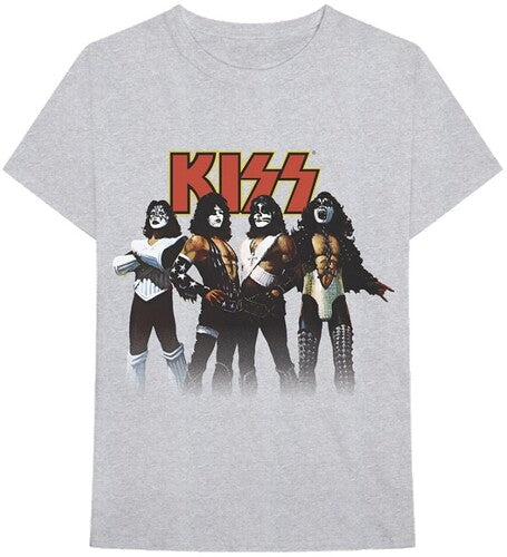 Kiss - Stance Logo Heather Gray Unisex Short Sleeve T-shirt Med ((Apparel))