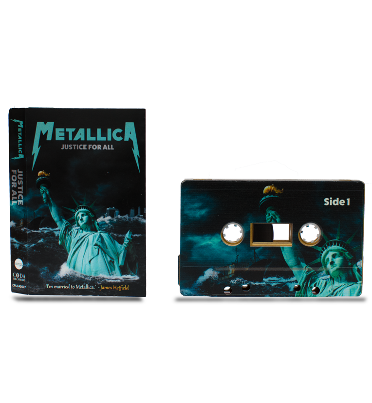 METALLICA - JUSTICE FOR ALL (GOLD SHELL) ((Cassette))