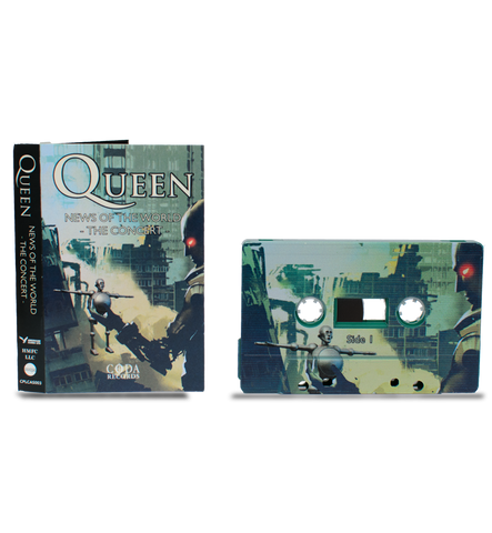 QUEEN - NEWS OF THE WORLD (GREEN SHELL) ((Cassette))