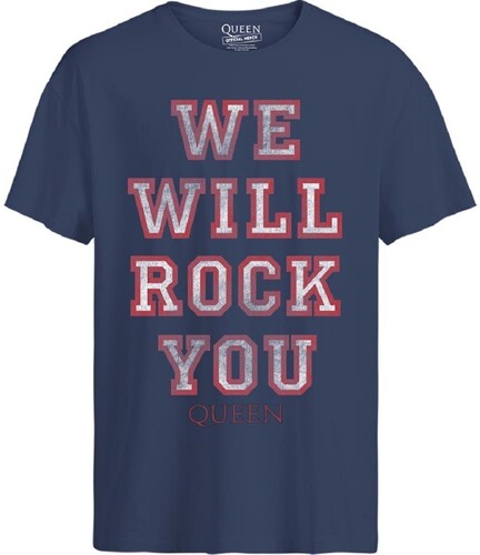 Queen We Will Rock You Blue Ss Tee 2Xl - Queen We Will Rock You Blue Ss Tee 2Xl ((Apparel))