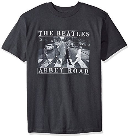 The Beatles - Men'S The Beatles Abbey Road Distressed T Shirt, Black, Small ((Apparel))