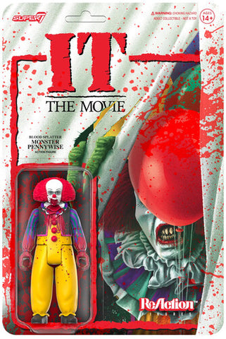 It - Super7 - IT ReAction Figure - Pennywise Monster (Blood Splatter Version) (Collectible, Figure, Action Figure) ((Action Figure))