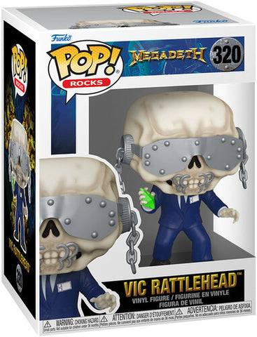 Megadeth - FUNKO POP! ROCKS: Megadeth - Vic Rattlehead (Vinyl Figure) ((Action Figure))