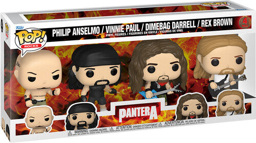 Pantera - FUNKO POP! ROCKS: Pantera - 4pk (Large Item, Vinyl Figure) ((Action Figure))